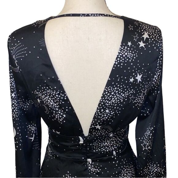 Bar III NWT Star-Print Asymmetrical Dress - Picture 6 of 10